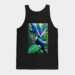 Beautiful tropical bird of paradise Tank Top